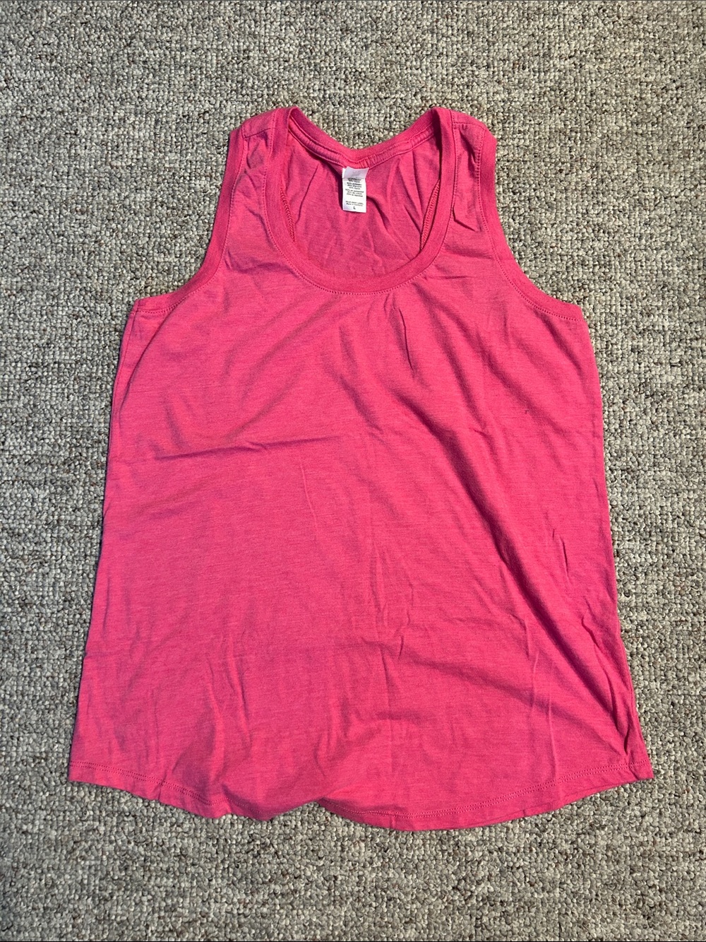 District Women’s Bright Pink Scoop Tank